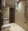 Convenient Spacious Contemporary Bathroom – Livspace