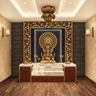 Spacious Contemporary Pooja Room - Livspace