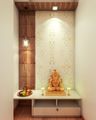 Simple Compact Pooja Room - Livspace
