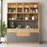 Crockery Unit Design with Light Oak Structure
