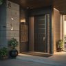 Tall Swing Door Design with Matte Finish