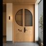 Matte Finish Swing Double Door Design for Entrance Doors