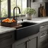 Granite Composite Kitchen Sink Design with Deep Single Bowl Undermount