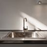 Topmount Kitchen Sink Design with Stainless Steel Single Bowl