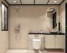 Bathroom Design with Floating Vanity and Wall-Mounted Fixtures