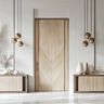 Matte-Finish Swing Single Door Design
