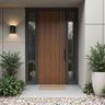 Matte Finish Swing Single Door Design
