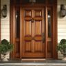 Semi-Gloss Swing Door Design for Entrance