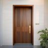 Swing Single Door Design with Matte Finish