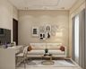 Home Office Design with Cream and White Finish