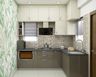 L-Shaped Kitchen Design with Granite Countertop