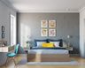 Grey Metallic Texture Wallpaper Design