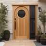 Swing Single Door Design with Matte Finish for Entrances