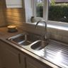 Dual Bowl Top Mount Kitchen Sink Design with Stainless Steel Finish