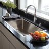 Stainless Steel Undermount Kitchen Sink Design Single Bowl