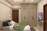 4-Door Taupe Swing Wardrobe Design with Full-Height Storage and Matte Shutters