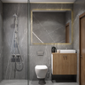 Grey Bathroom Design - Livspace