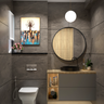Grey Bathroom Design - Livspace