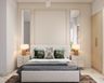 White Master Bedroom Design - Livspace