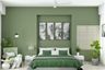 Green Themed Bedroom Design - Livspace