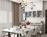 Classic White Dining Room – Livspace