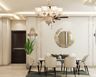 White Dining Room Design - Livspace