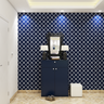 Patterned Wallpaper Design For Foyers - Livspace