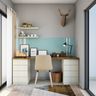 Turquoise Home Office - Livspace