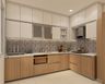 Well-Lit Modular Kitchen Design - Livspace