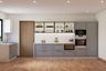Grey Kitchen Design - Livspace