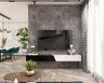 Industrial Living Room - Livspace