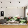 Contemporary Living Room - Livspace