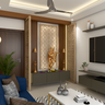 Space-Saving Pooja Room Design - Livspace