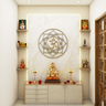 Spacious Pooja Room Design - Livspace