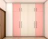 Pink And White Wardrobe Design - Livspace