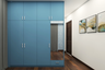 Blue Wardrobe Design Idea - Livspace