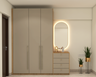 Convenient Wardrobe Design - Livspace
