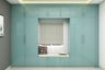 Mild Blue Tinted Wardrobe Design - Livspace