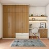 Wooden Wardrobe Design With Drawers - Livspace