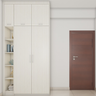 Creamy White Compact Wardrobe - Livspace
