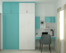 Glossy Wardrobe Design - Livspace