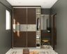 Modern Wooden Wardrobe - Livspace