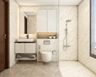 8X5 Ft White And Brown Bathroom Design - Livspace