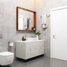 Ceramic Light Grey Bathroom Tile Design