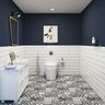 White Subway Bathroom Tile Design