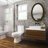 Moroccan Bathroom Grey Toned Tile Design