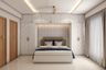 12X9 Ft Single-Layered False Ceiling Design For Bedroom - Livspace