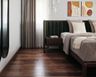 Dark Brown Bedroom Flooring Design - Livspace
