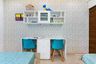 9X5 Ft Home Office Design In White And Blue - Livspace