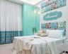 14X3 Ft Kids Bedroom With A Full-Wall Tufted Headboard - Livspace